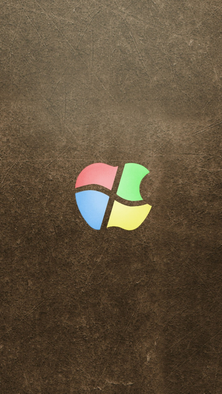 Обои лого, ОС windows, метафора рабочего стола, окнами, небо в разрешении 750x1334