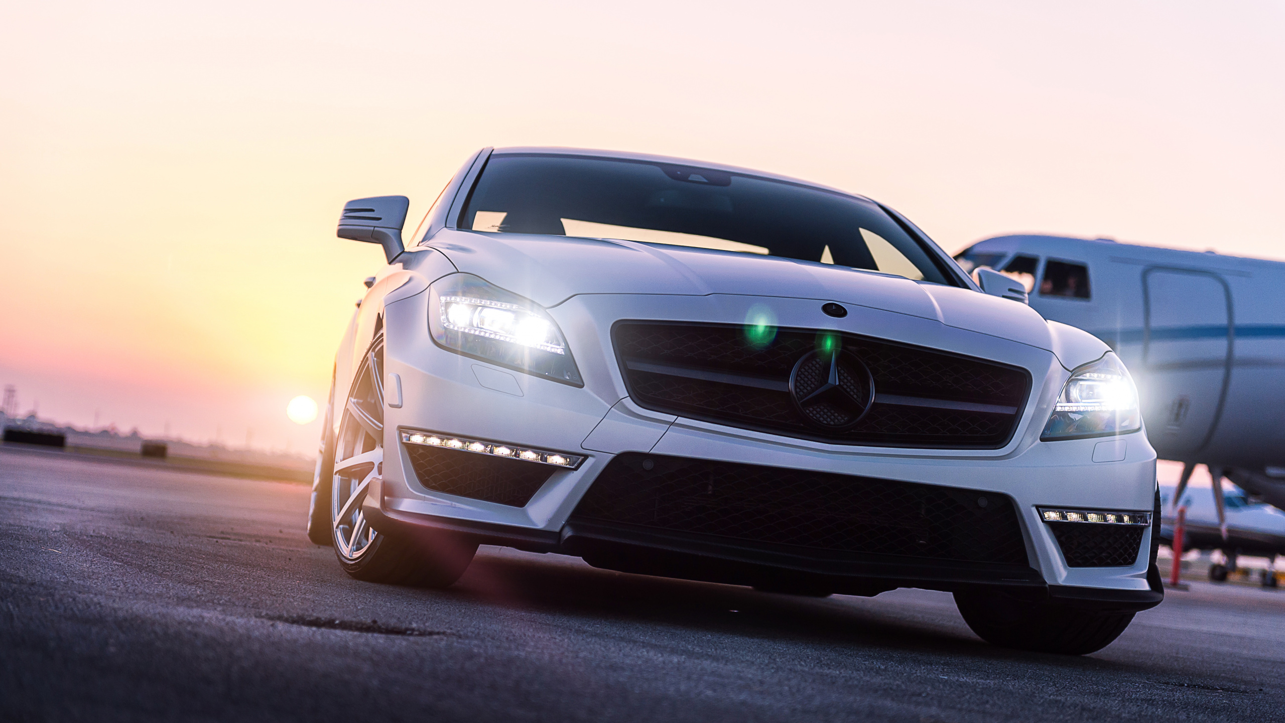 Обои Mercedes-Benz CLS-Class, авто, бампер, семейный автомобиль, mercedes b-class в разрешении 2560x1440