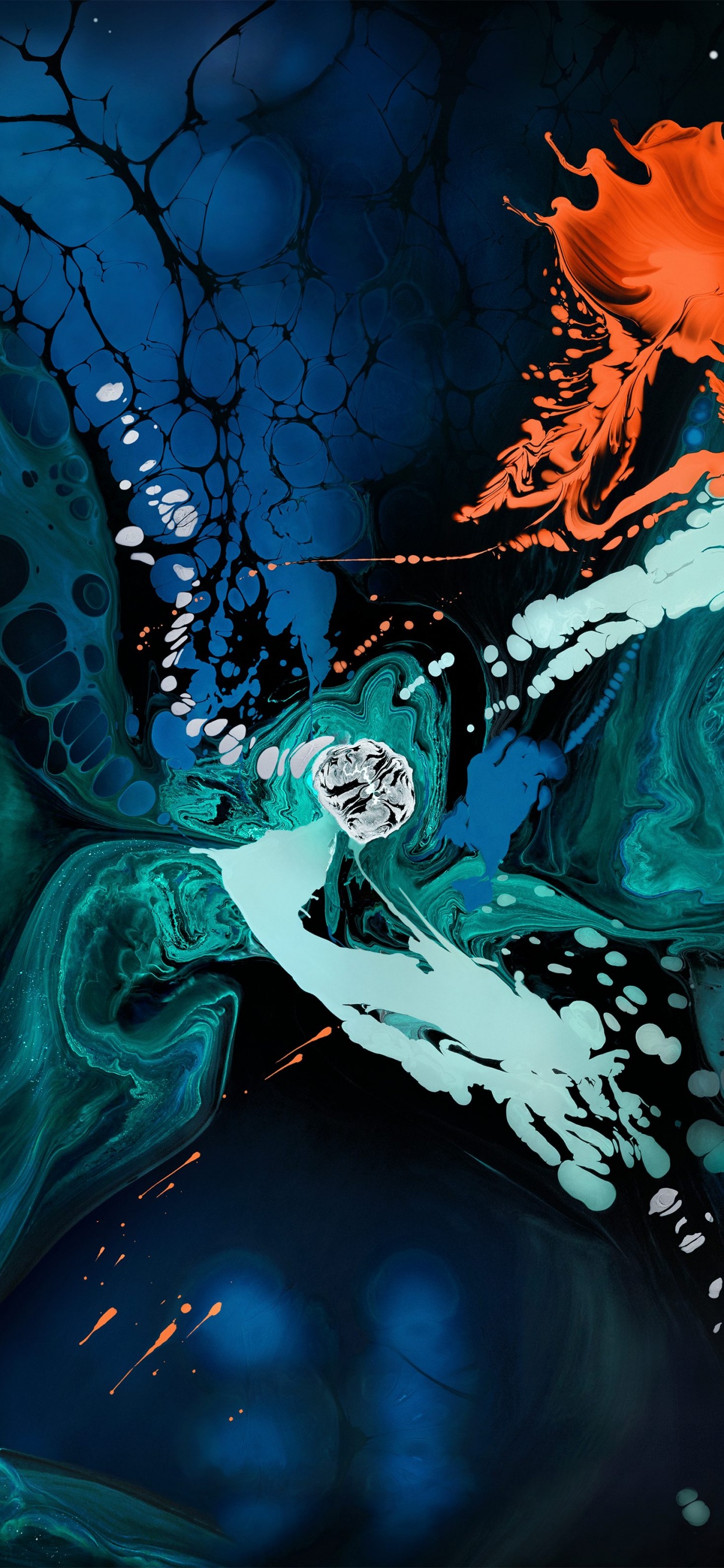 Обои айпад, яблоко, Вай-Фай, вода, жидкий в разрешении 1242x2688