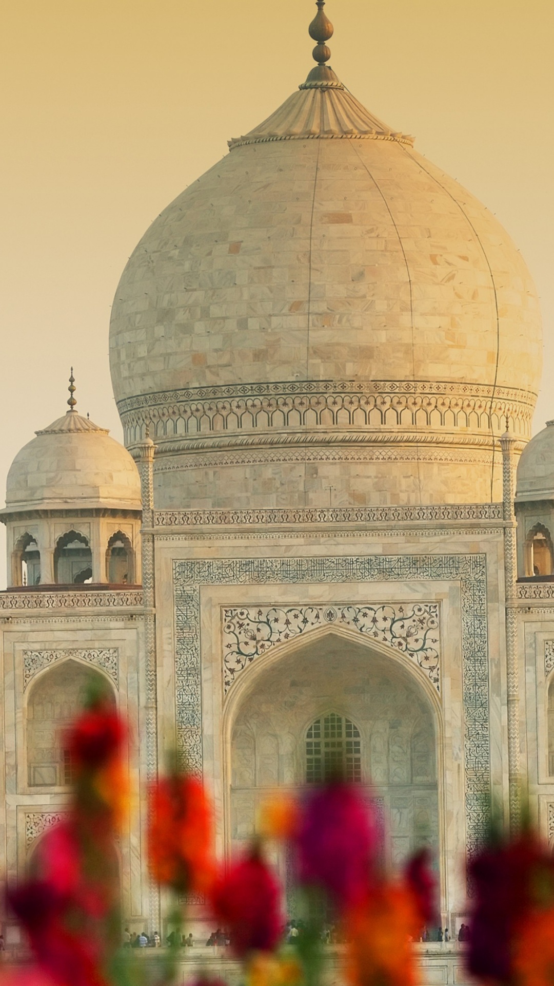 Обои Тадж-Махал, Агра Форт, ориентир, историческое место, купол в разрешении 1080x1920