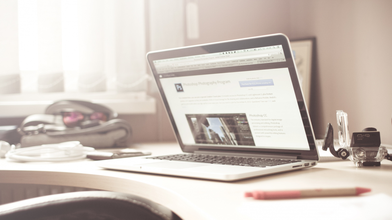 Обои офис, электронное устройство, мебель, карманные компьютеры, Контент-маркетинг в разрешении 1366x768