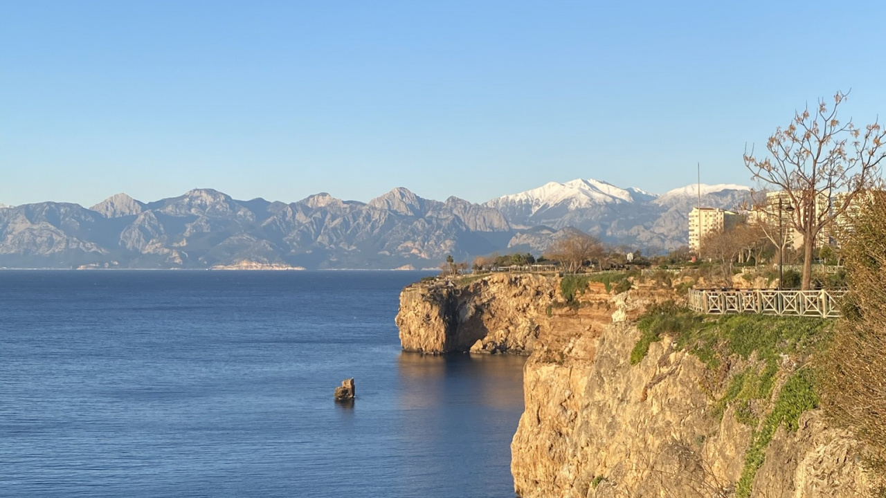 Обои Dden Водопады, музей анталии, гидроресурсы, вода, растение в разрешении 1280x720