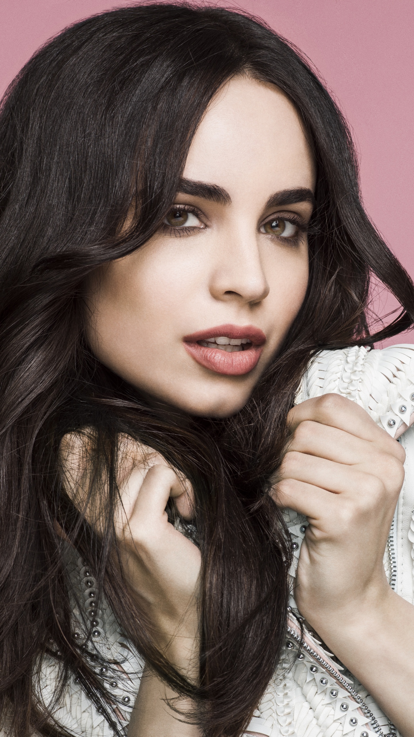 Обои София Карсон, волосы, лицо, губа, прическа в разрешении 1440x2560