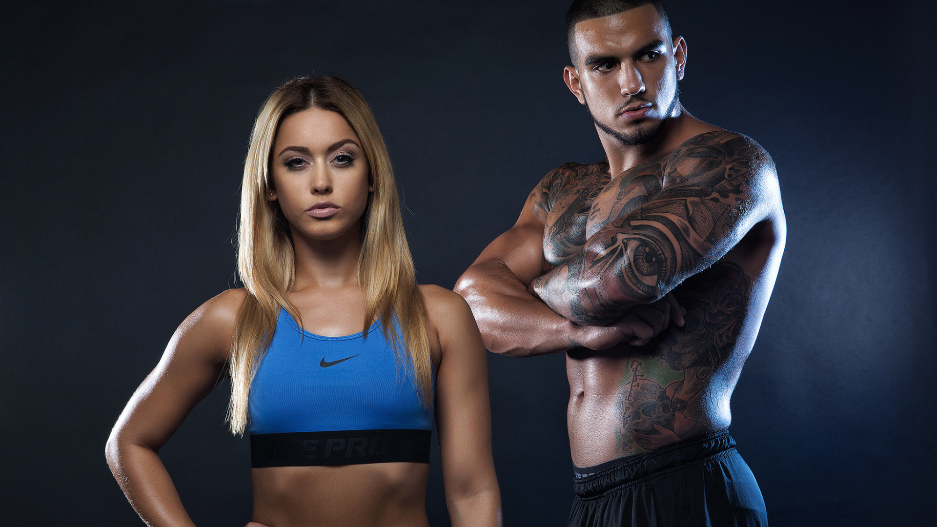 Обои фитнесс центр, физическая подготовка, мышца, фитнес профессионал, живот в разрешении 1920x1080