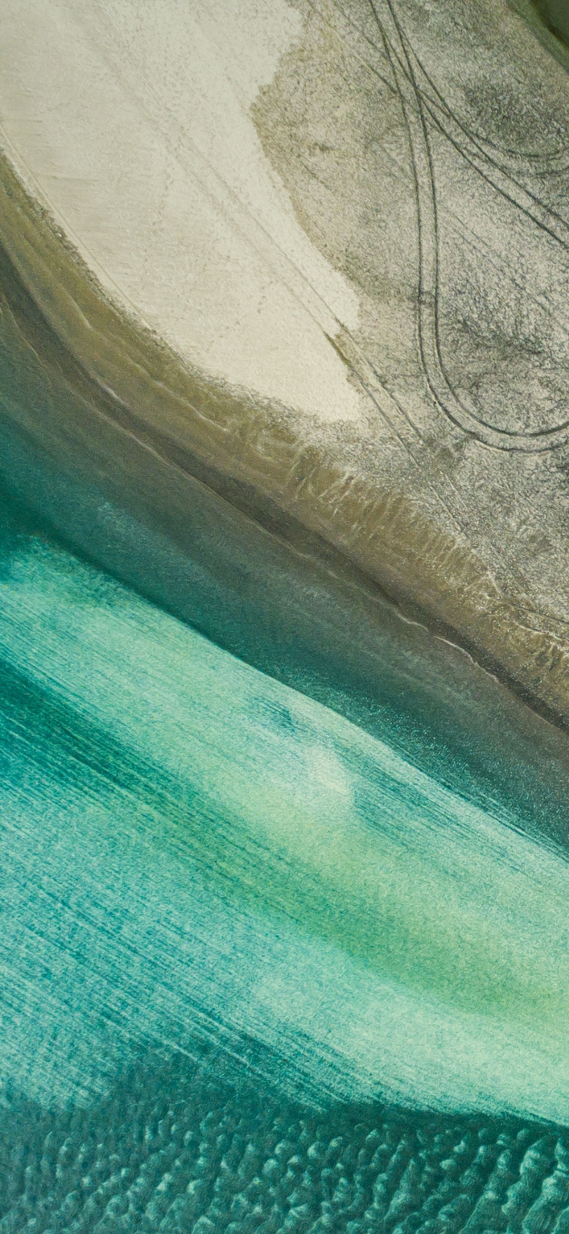 Обои ZTE, ZTE MiFavor, вода, Coloros, андроид в разрешении 1125x2436