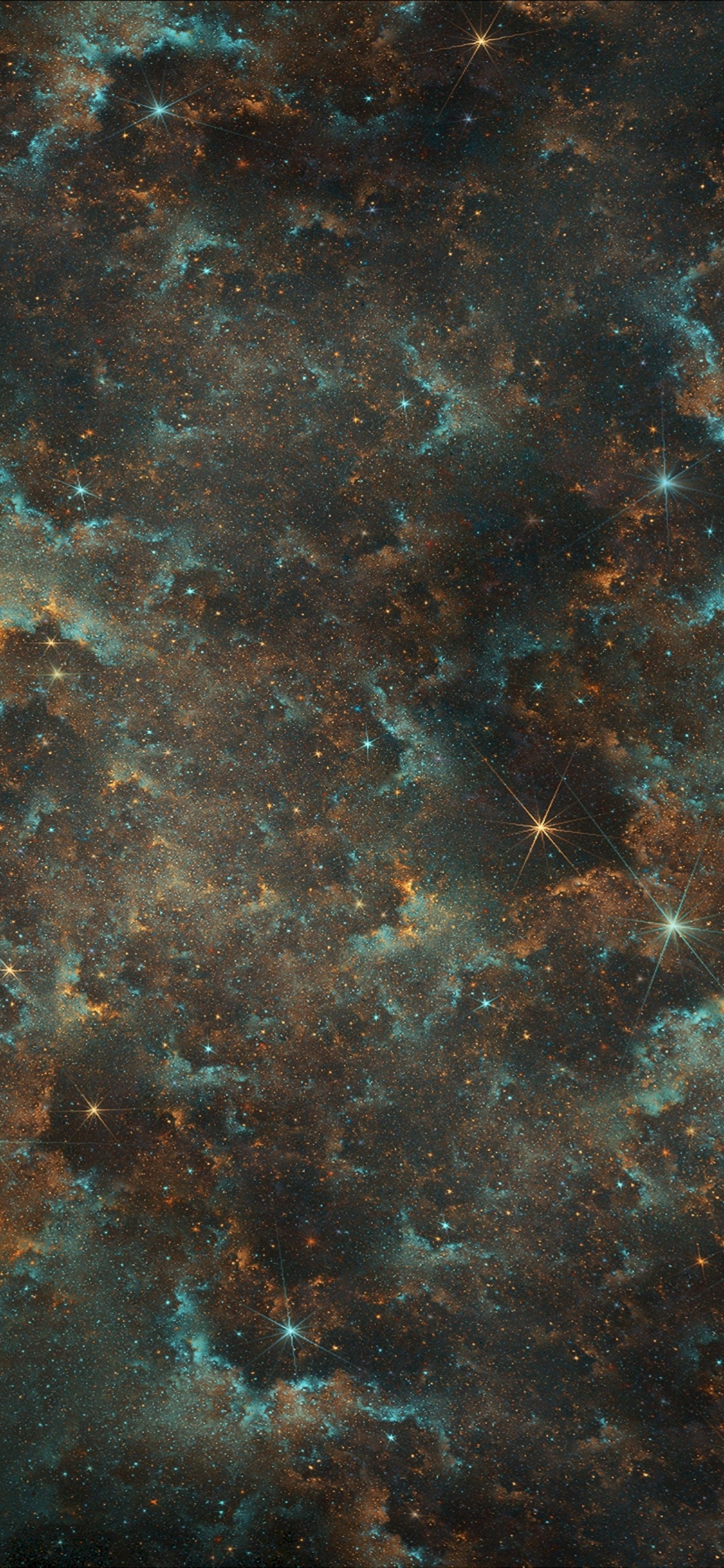 Обои Астрономия, туманность, атмосфера, коричневый цвет, астрономический объект в разрешении 1125x2436