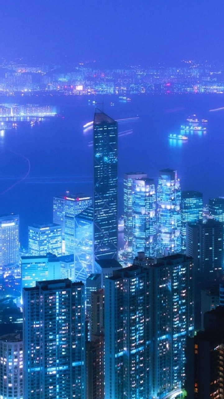 Обои Токио, городской пейзаж, метрополия, город, городской район в разрешении 720x1280