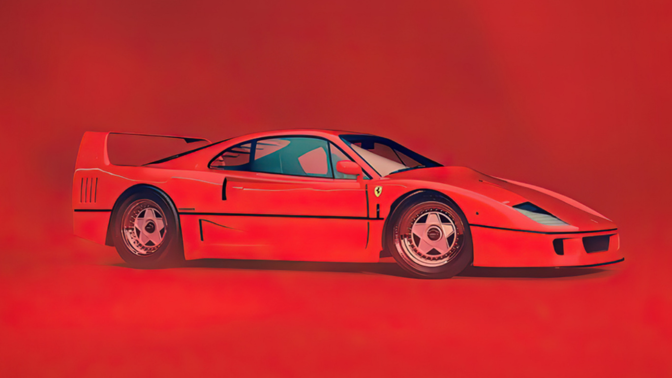 Обои Оранжевый цвет, легковые автомобили, спорткар, автомобильное освещение, колесо в разрешении 1366x768