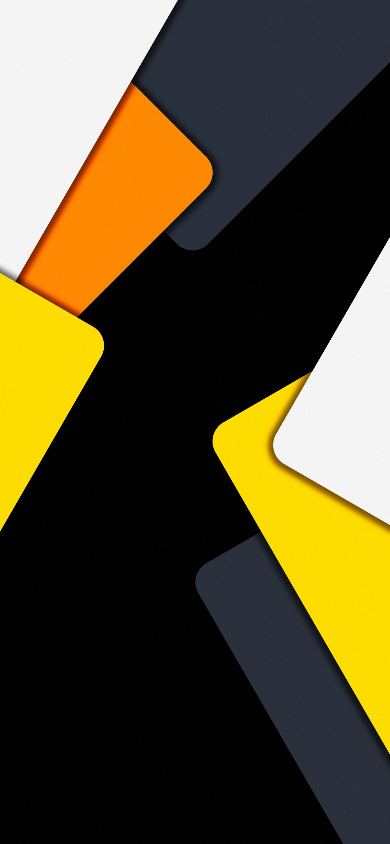 Обои Оранжевый цвет, прямоугольник, жест, треугольник, материальное свойство в разрешении 1242x2688