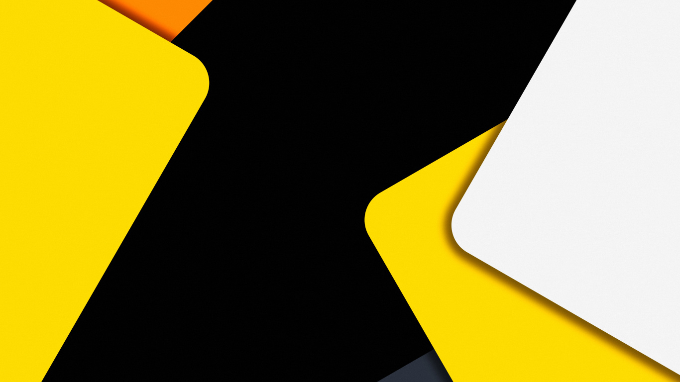 Обои Оранжевый цвет, прямоугольник, жест, треугольник, материальное свойство в разрешении 1366x768