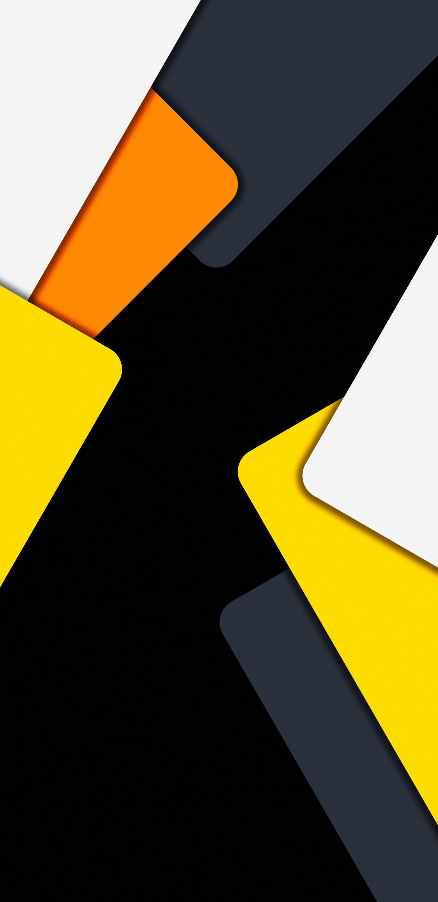 Обои Оранжевый цвет, прямоугольник, жест, треугольник, материальное свойство в разрешении 1440x2960