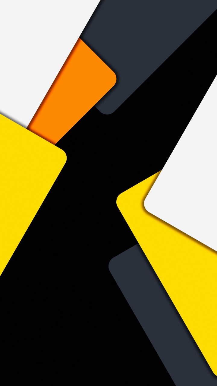 Обои Оранжевый цвет, прямоугольник, жест, треугольник, материальное свойство в разрешении 720x1280