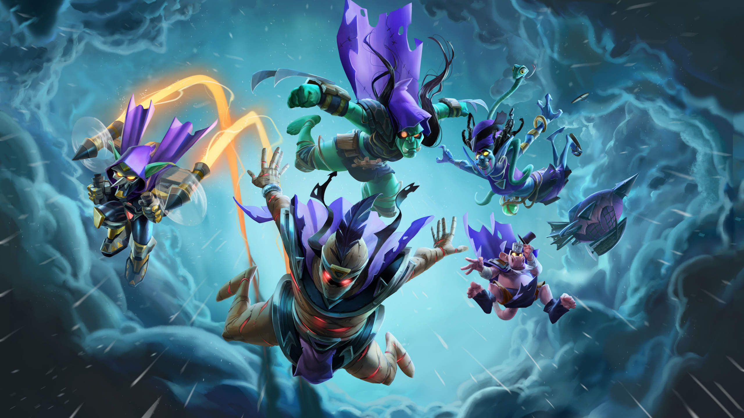 Обои подъем в Hearthstone теней, домашний очаг, Blizzard Entertainment, коллекционная карточная игра, пакет расширения в разрешении 2560x1440