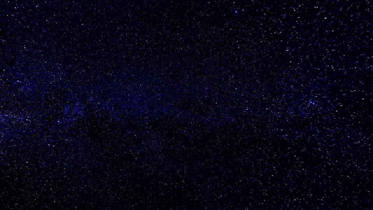 Обои ночное небо, звезда, Млечный Путь, черный, синий в разрешении 1280x720