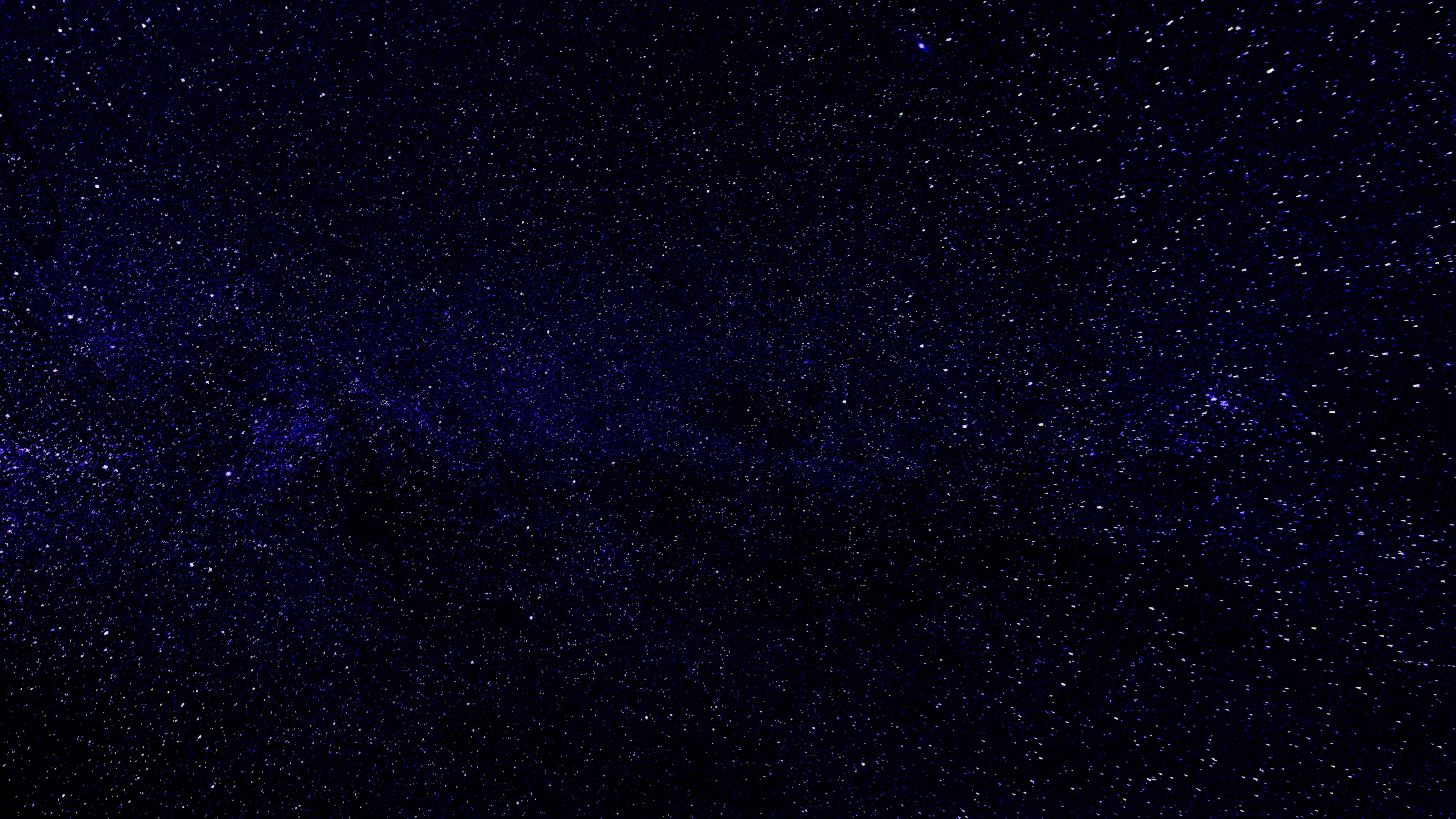 Обои ночное небо, звезда, Млечный Путь, черный, синий в разрешении 3840x2160