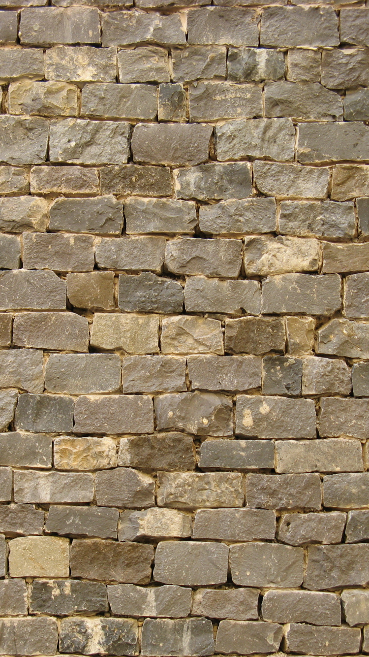 Обои кирпичная кладка, кирпич, каменная стена, стена, строительство в разрешении 750x1334