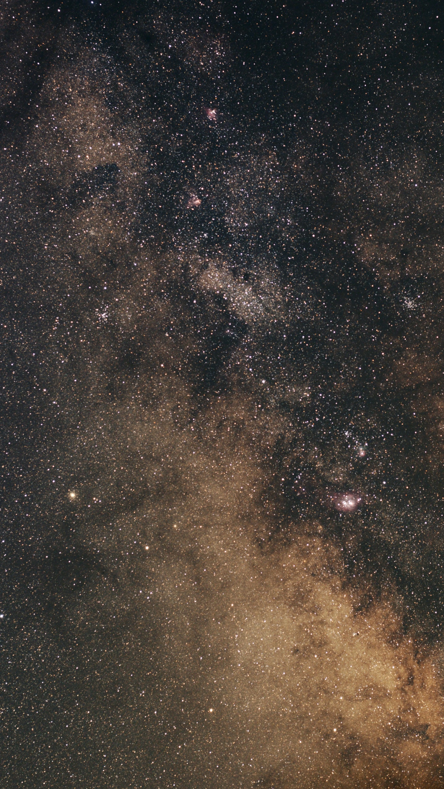 Обои Млечный Путь, Астрономия, Галактика, спиральная Галактика, туманность в разрешении 1440x2560