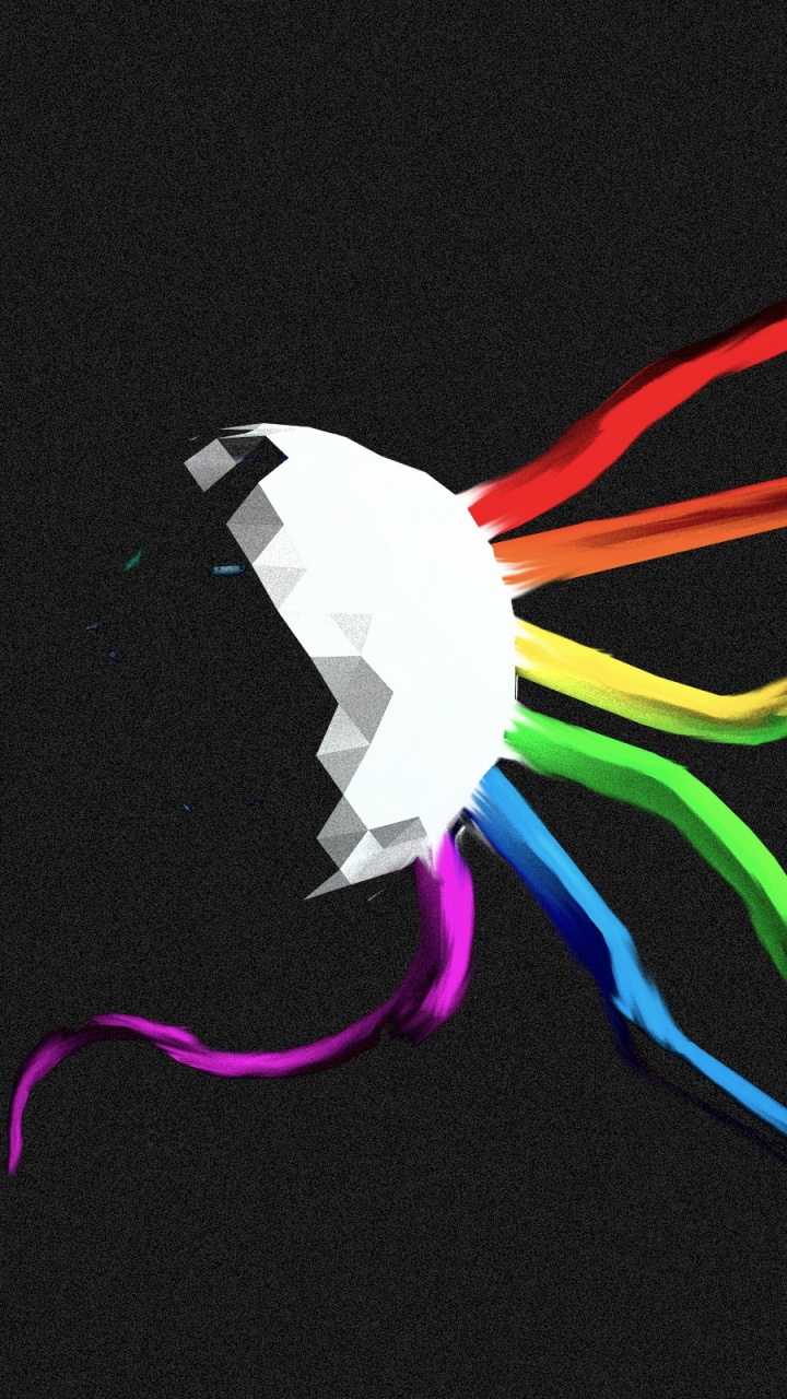 Обои графический дизайн, Pink Floyd, рок, Темная сторона Луны, графика в разрешении 720x1280