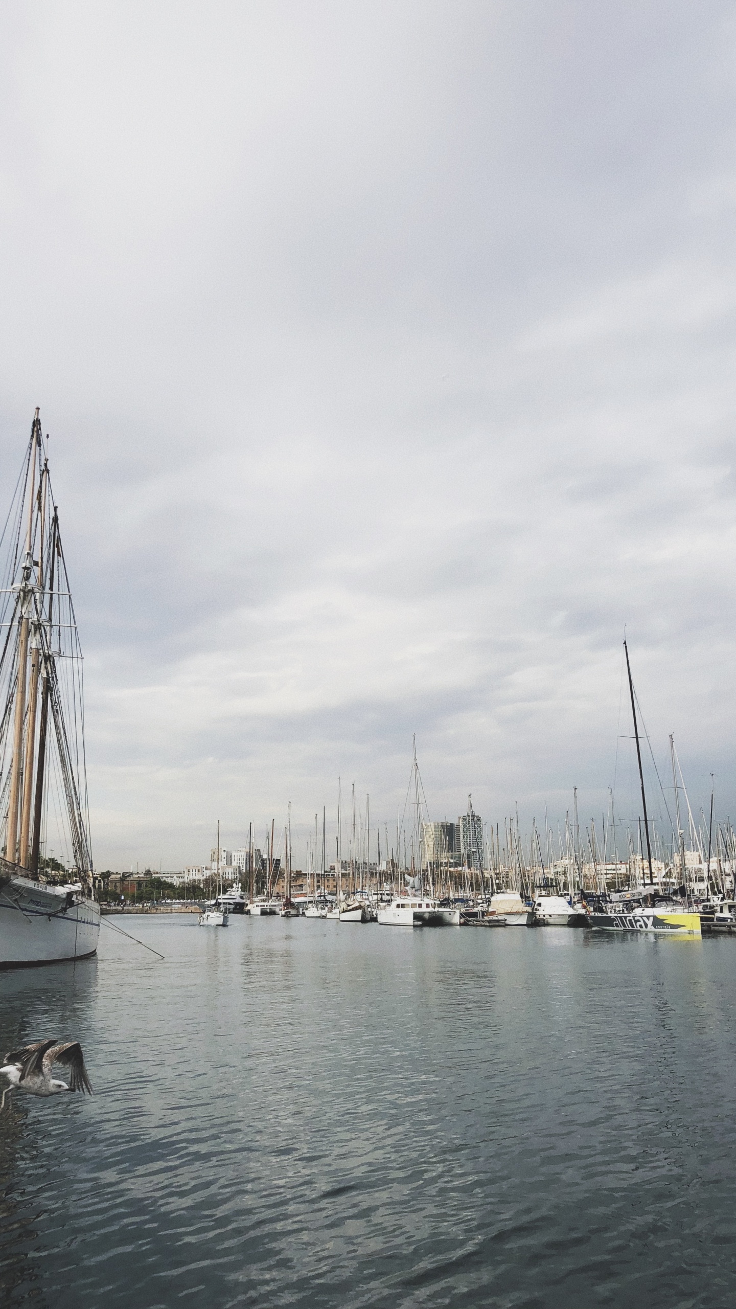 Обои Марина, вода, лодка, мореплавание, мачта в разрешении 1440x2560