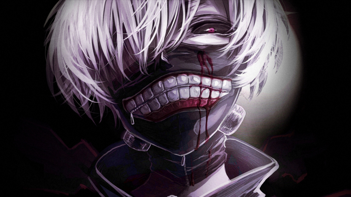 Обои Токио вурдалак, аниме, темнота, Манга, вурдалак в разрешении 1366x768