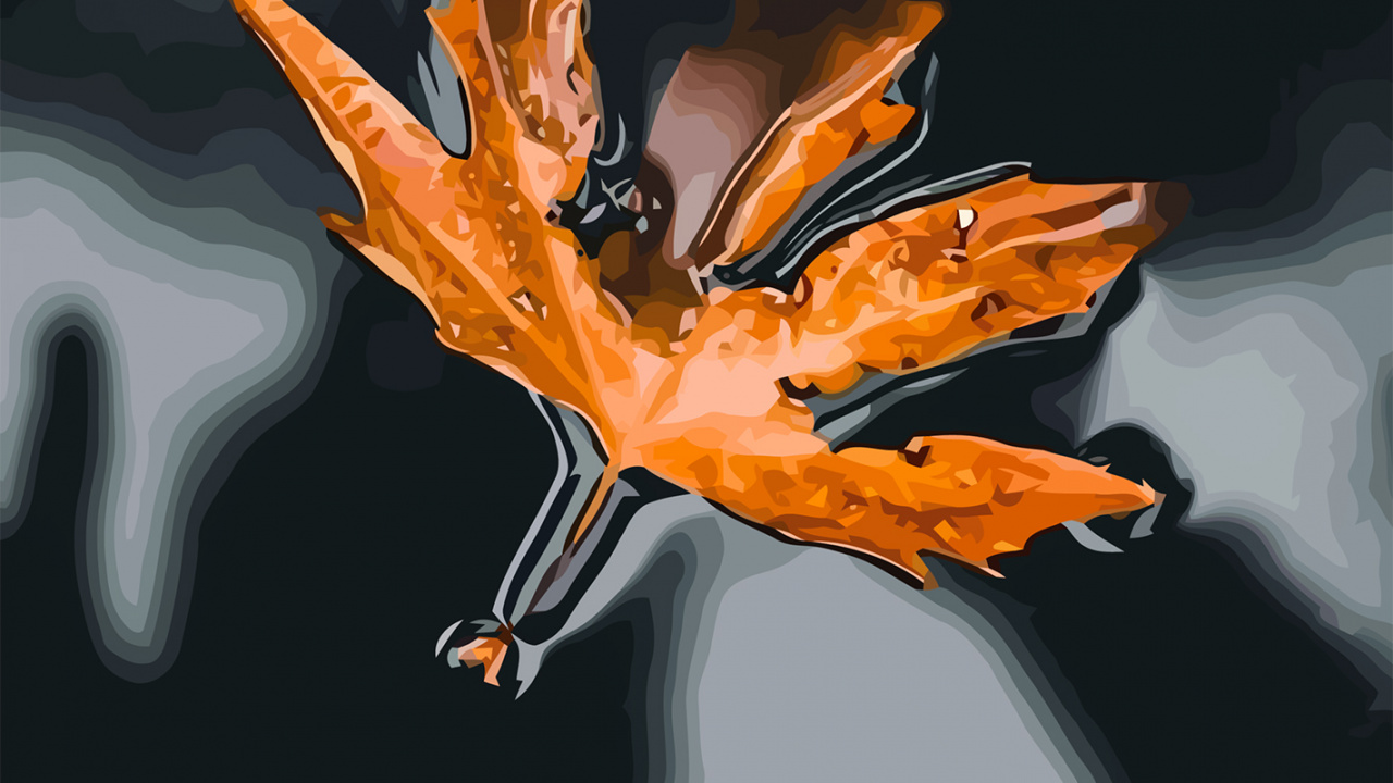 Обои Апельсин, жидкий, растение, капюшон, лепесток в разрешении 1280x720