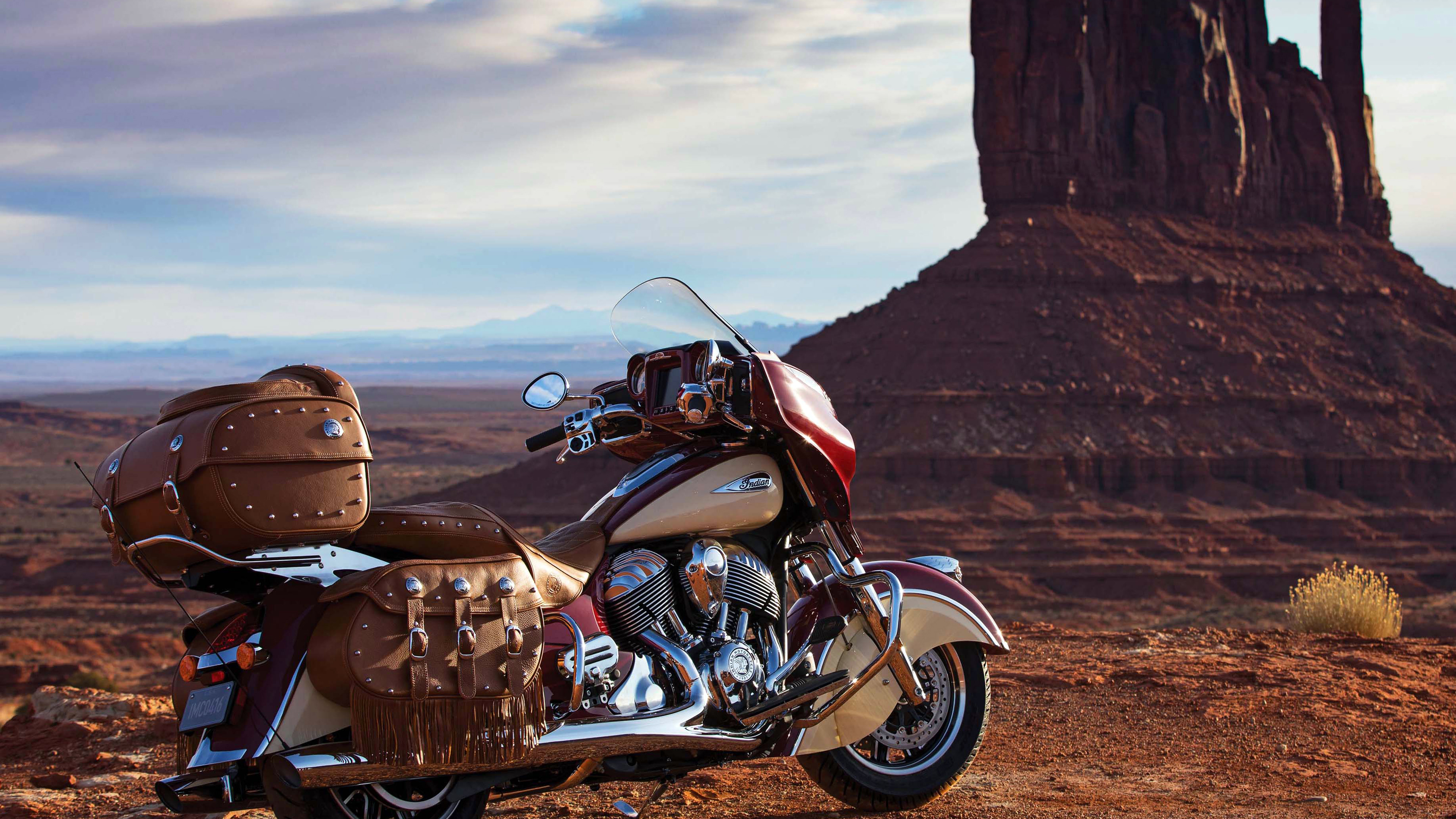 Обои долина монументов, мотоцикл, туристический мотоцикл, мотоспорт, авто в разрешении 3840x2160