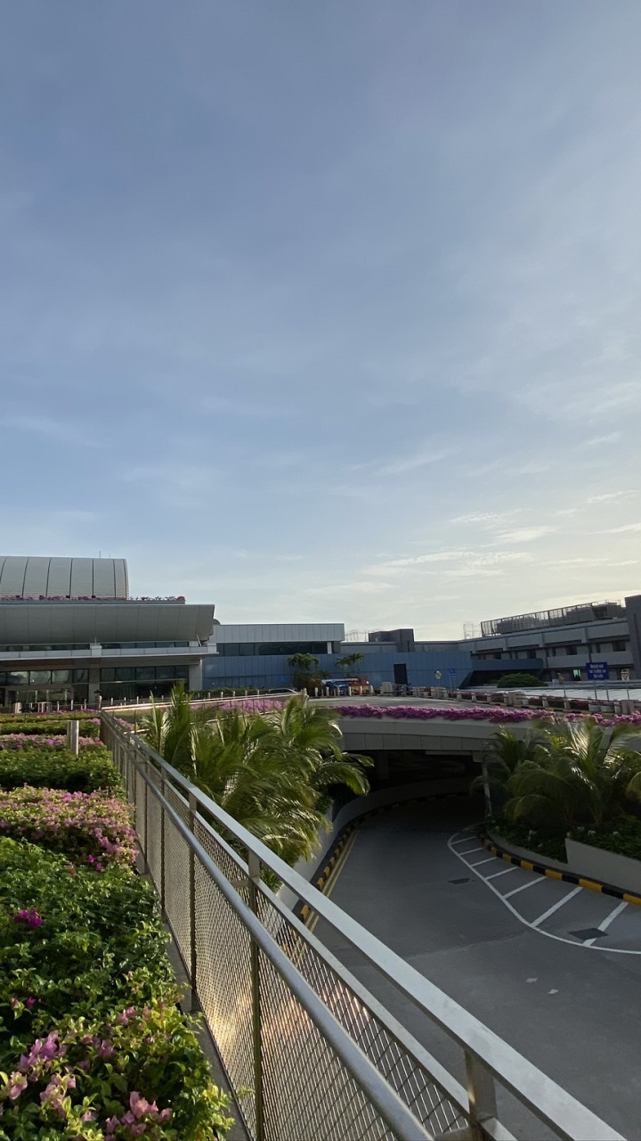 Обои Сингапур, уличный фонарь, городской район, ограждение, городской дизайн в разрешении 720x1280