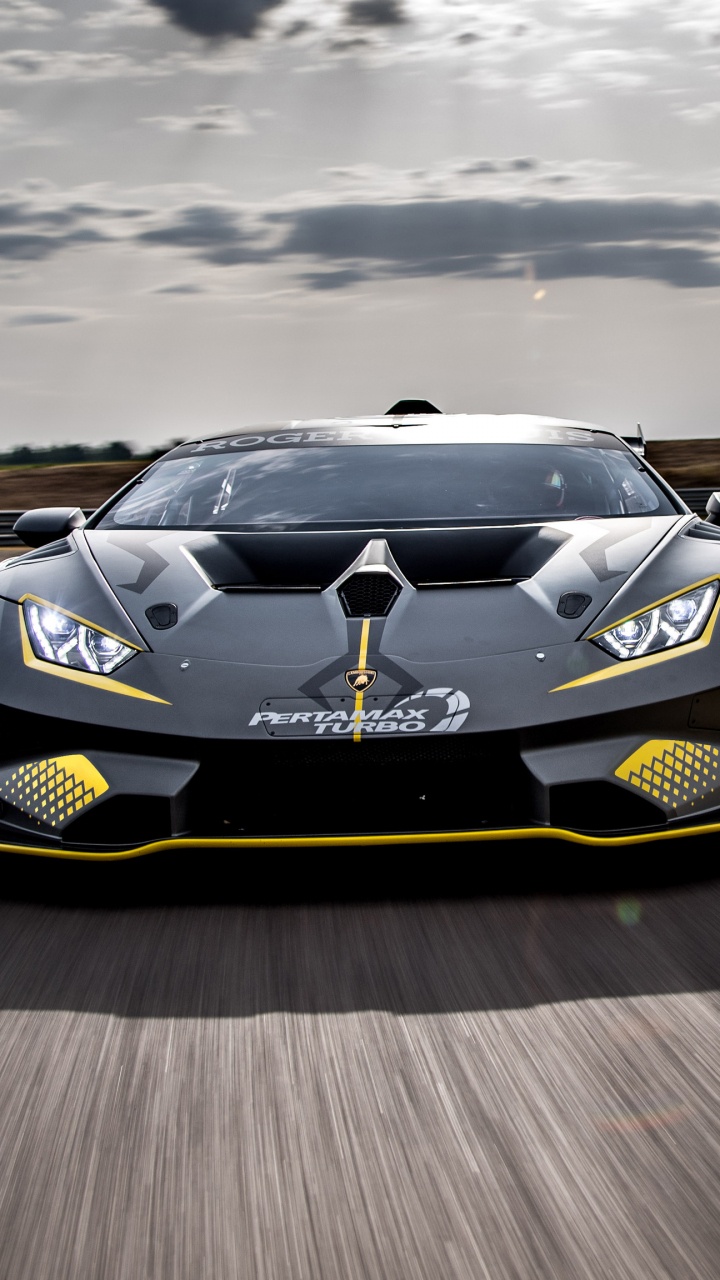Обои Ламборджини, Ламборгини Супер Трофео, авто, спорткар, суперкар в разрешении 720x1280