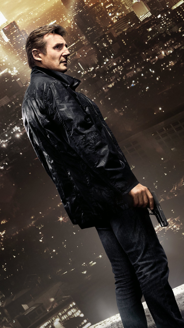 Обои снято 3 фильма, Лиам Нисон, Принимать 3, Брайан Миллс, Принято в разрешении 750x1334