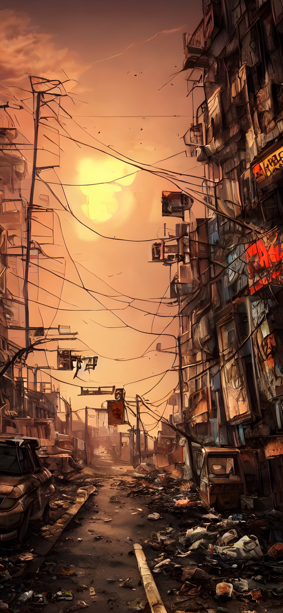 Обои солнечный свет, атмосфера, свет, инфраструктура, электричество в разрешении 1125x2436