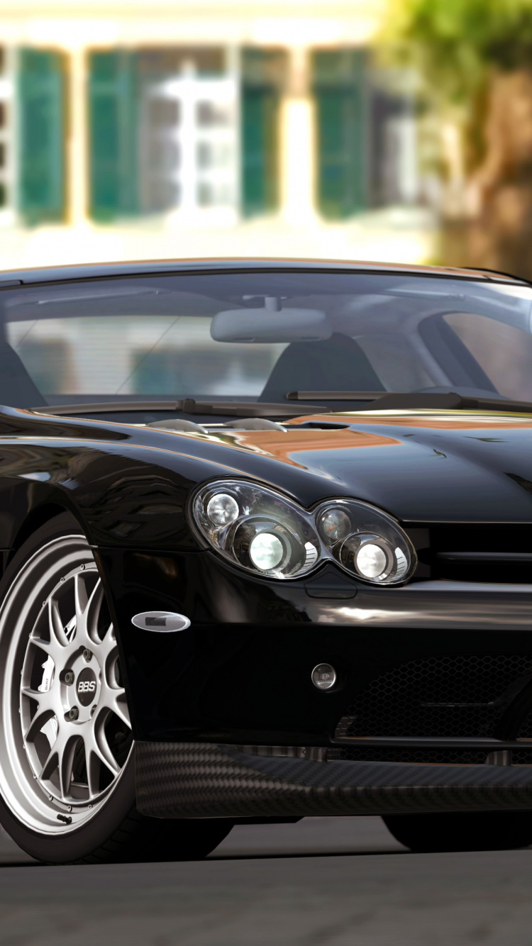 Обои авто, спорткар, mclaren automotive, Макларен, 2009 Мерседес-Benz в разрешении 750x1334