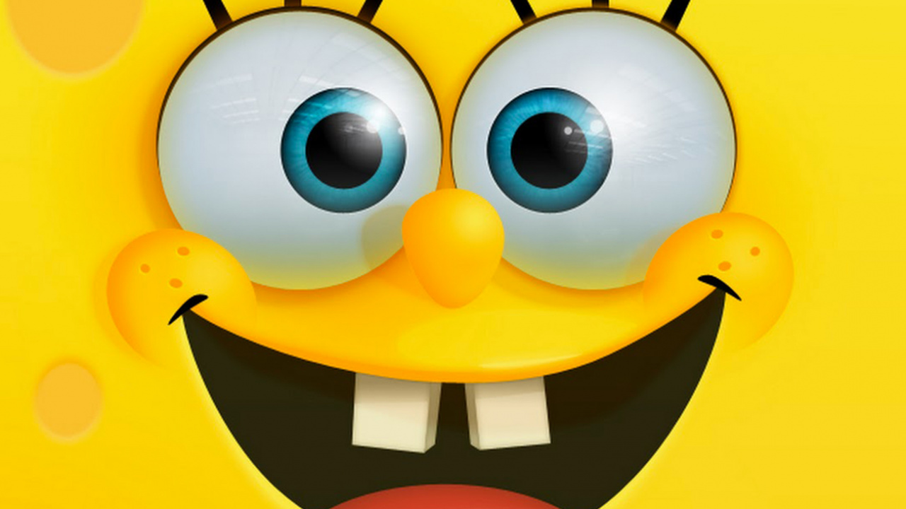 Обои Губка Боб, мультфильм, мультик, Бикини Боттом, Никелодеон в разрешении 1280x720