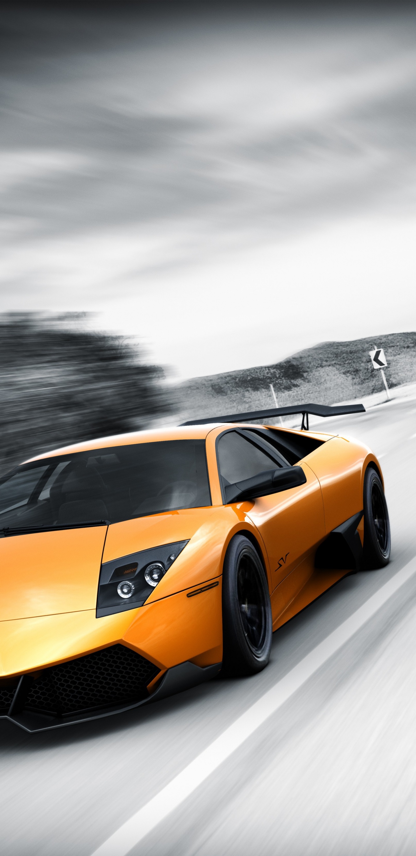Обои авто, Lamborghini Murcilago, суперкар, спорткар, Ламборджини в разрешении 1440x2960