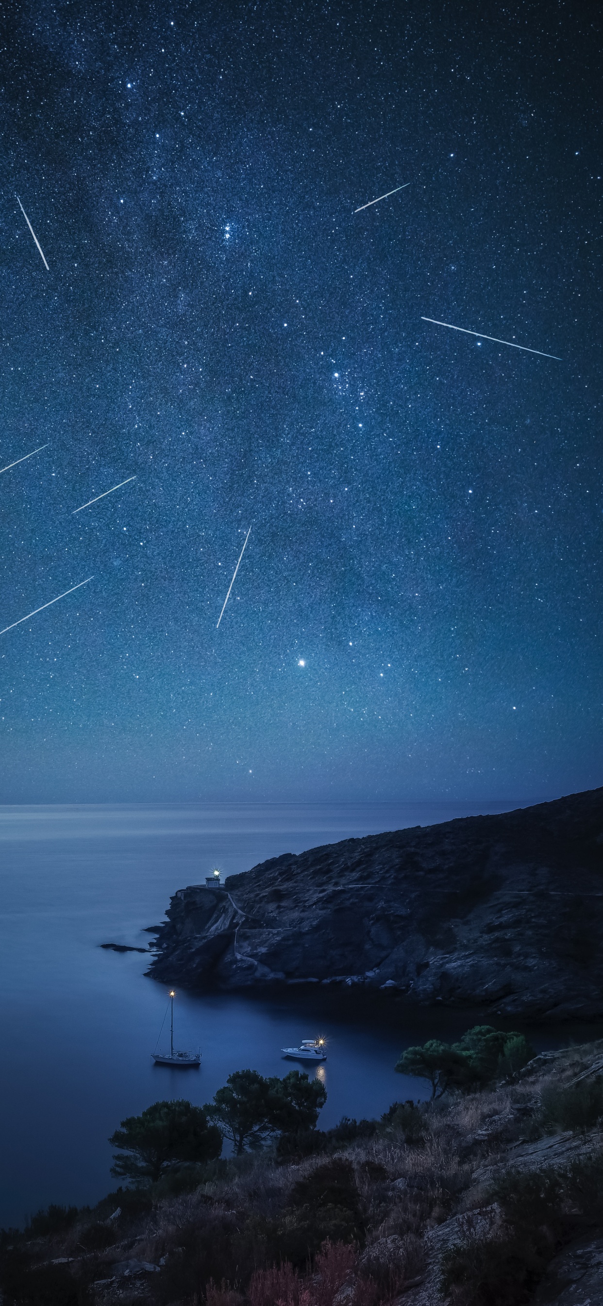 Обои природа, атмосфера, космическое пространство, вода, космос в разрешении 1242x2688