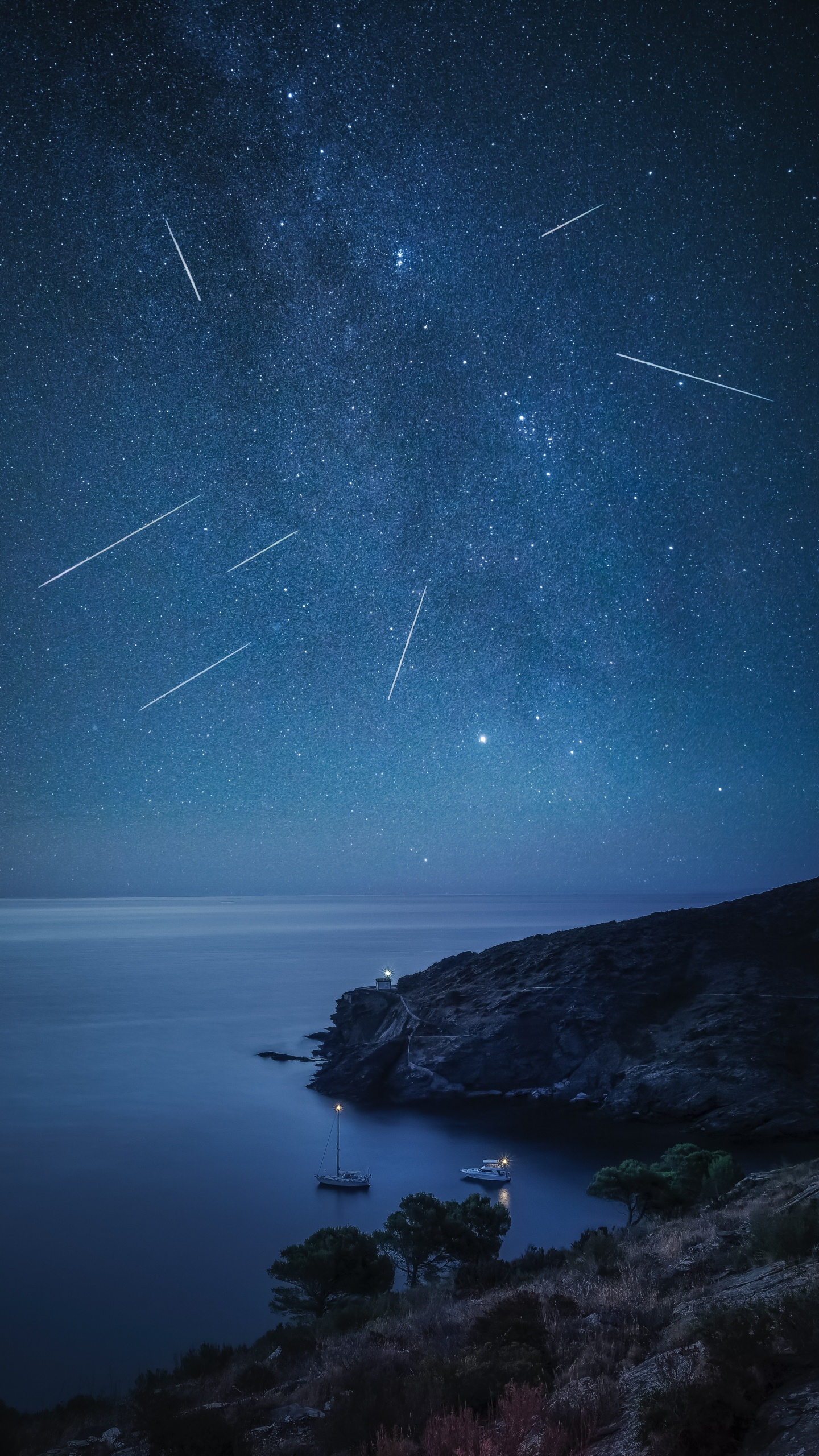 Обои природа, атмосфера, космическое пространство, вода, космос в разрешении 1440x2560