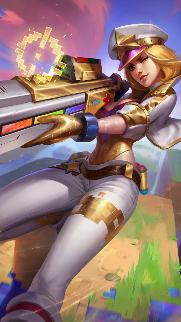 Обои Лига легенд, riot games, компьютерная игра, космос, иллюстрация в разрешении 750x1334