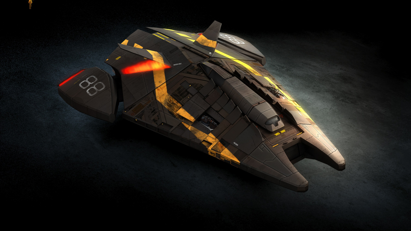 Обои космический аппарат, космос, Линейный крейсер, звезда гражданин, космический в разрешении 1366x768