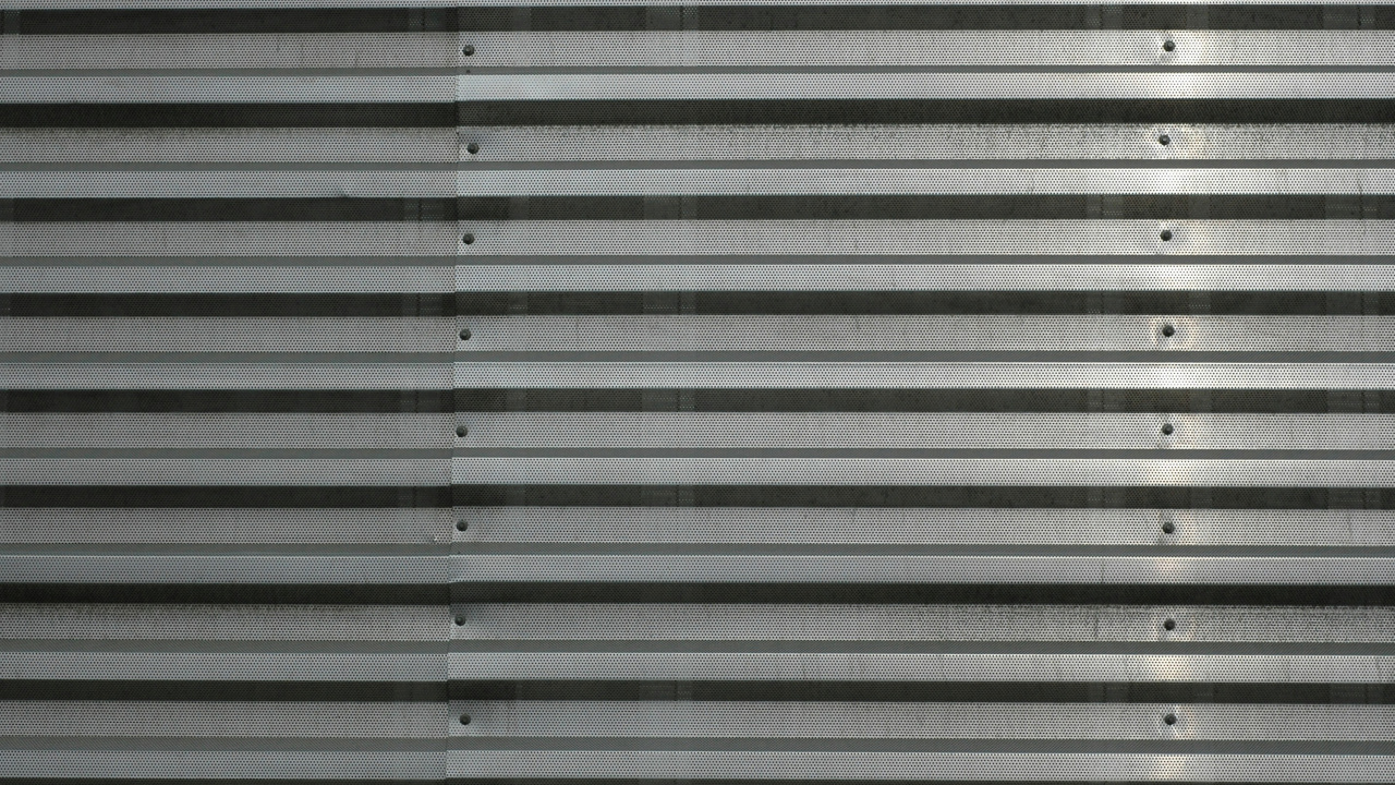 Обои стена, древесина, линия, металл, планка в разрешении 1280x720