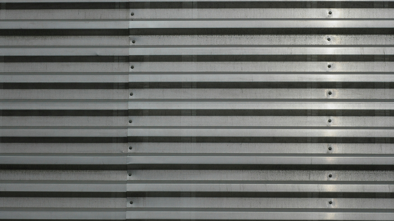 Обои стена, древесина, линия, металл, планка в разрешении 1366x768