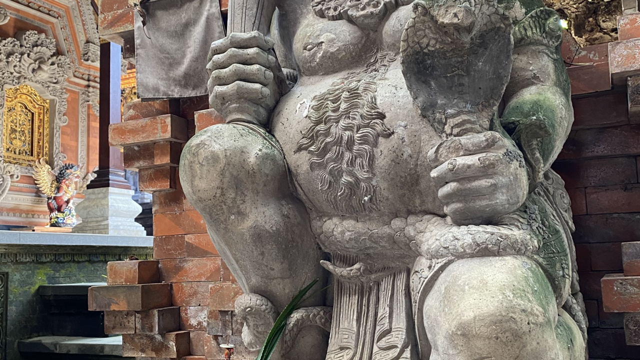 Обои бали, резьба по камню, статуя, археологический памятник, древняя история в разрешении 1280x720