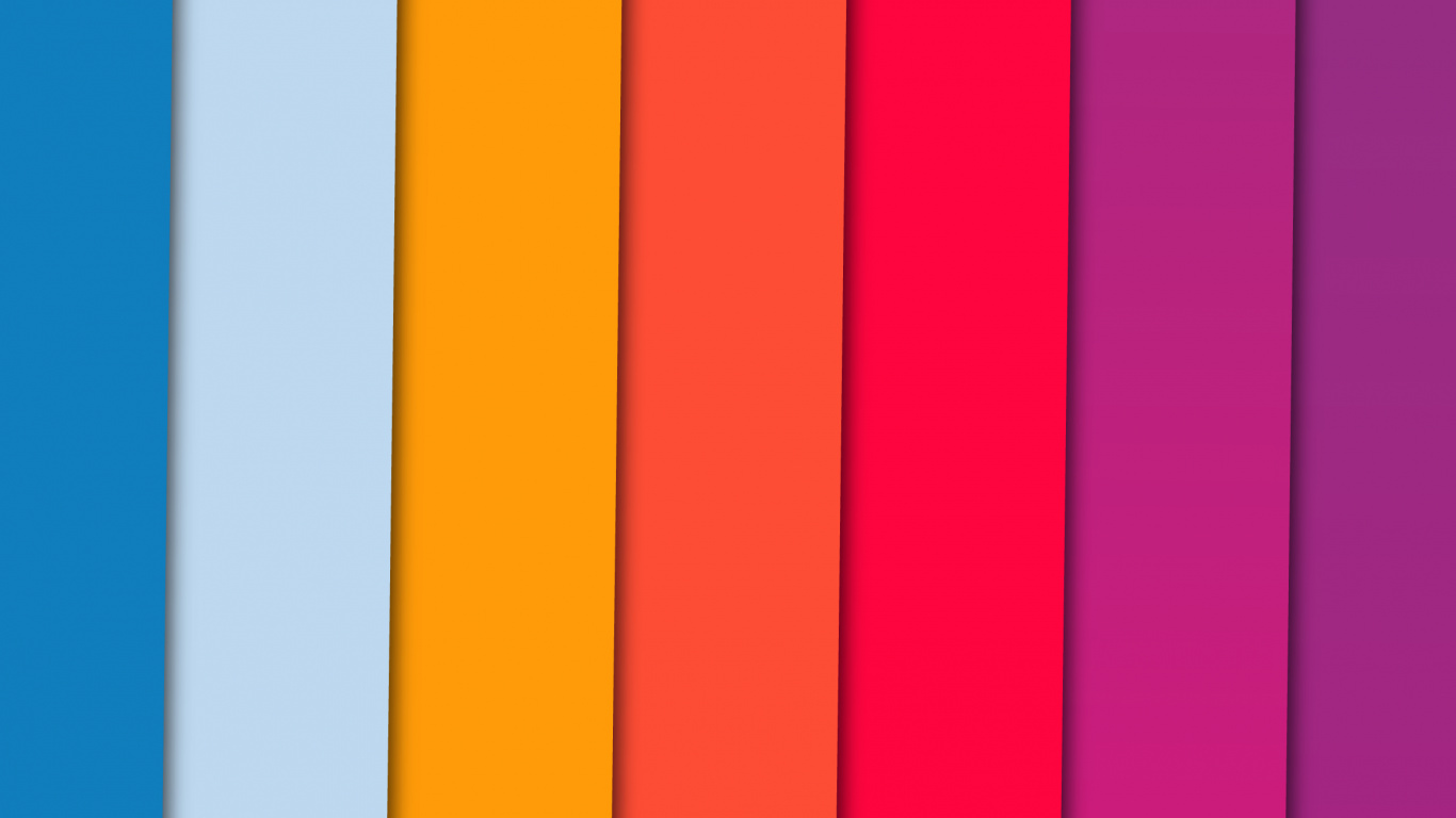 Обои Апельсин, красочность, прямоугольник, пурпурный цвет, полутона и оттенки в разрешении 1366x768