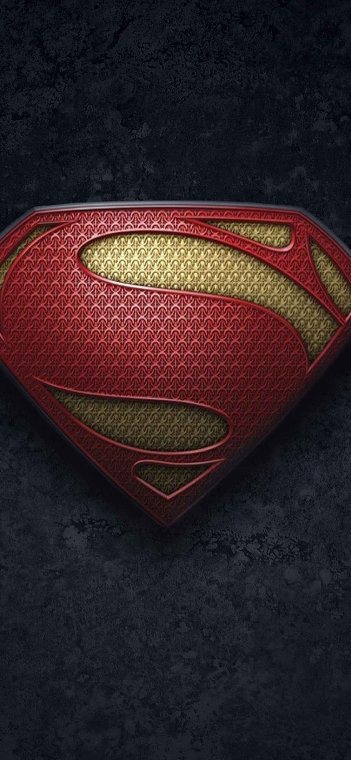 Обои Супермен, красный цвет, иллюстрация, Бэтмен, Вселенная DC в разрешении 1125x2436