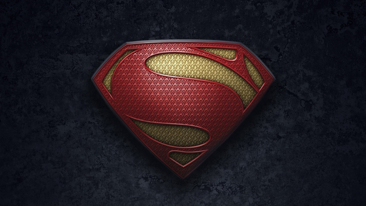 Обои Супермен, красный цвет, иллюстрация, Бэтмен, Вселенная DC в разрешении 1280x720