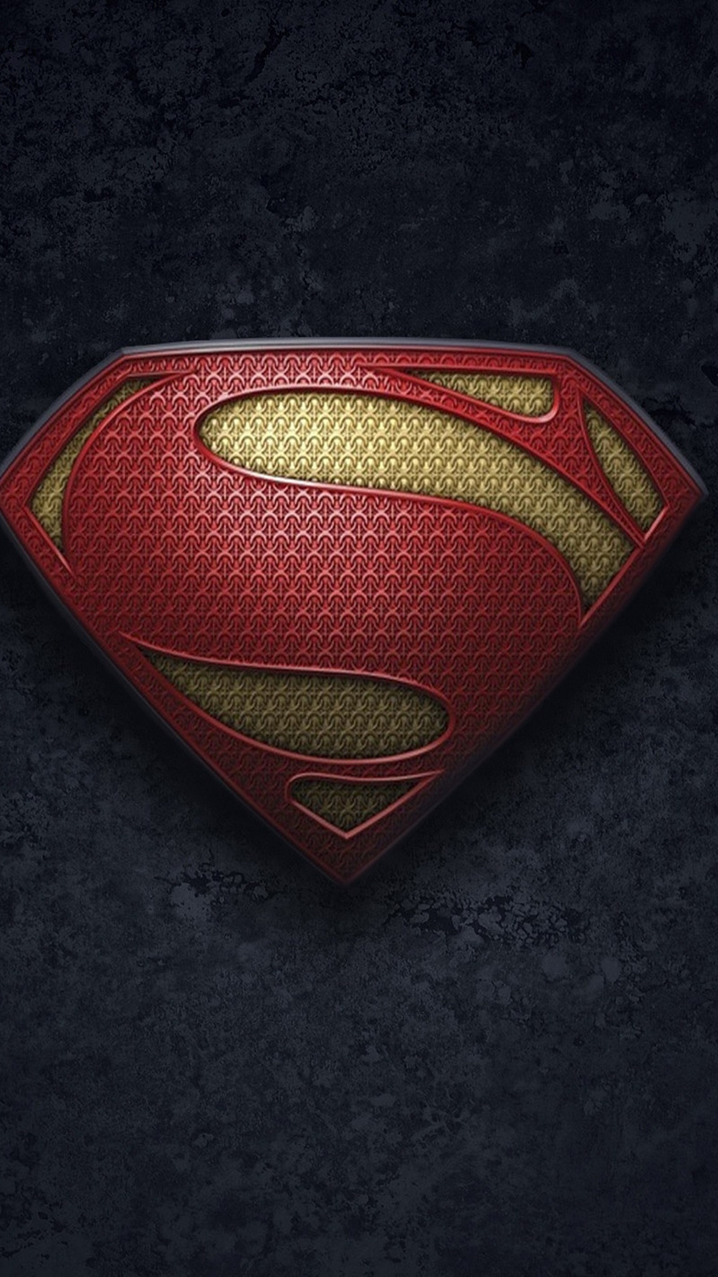 Обои Супермен, красный цвет, иллюстрация, Бэтмен, Вселенная DC в разрешении 1440x2560