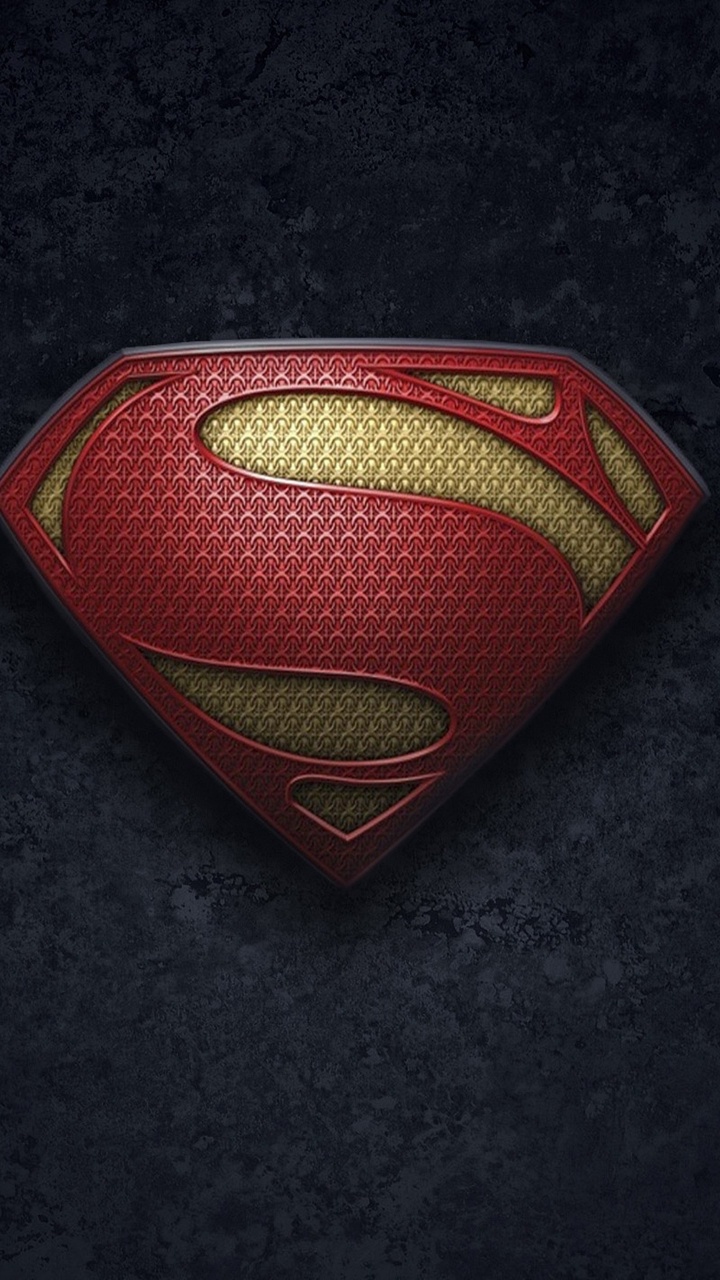 Обои Супермен, красный цвет, иллюстрация, Бэтмен, Вселенная DC в разрешении 720x1280