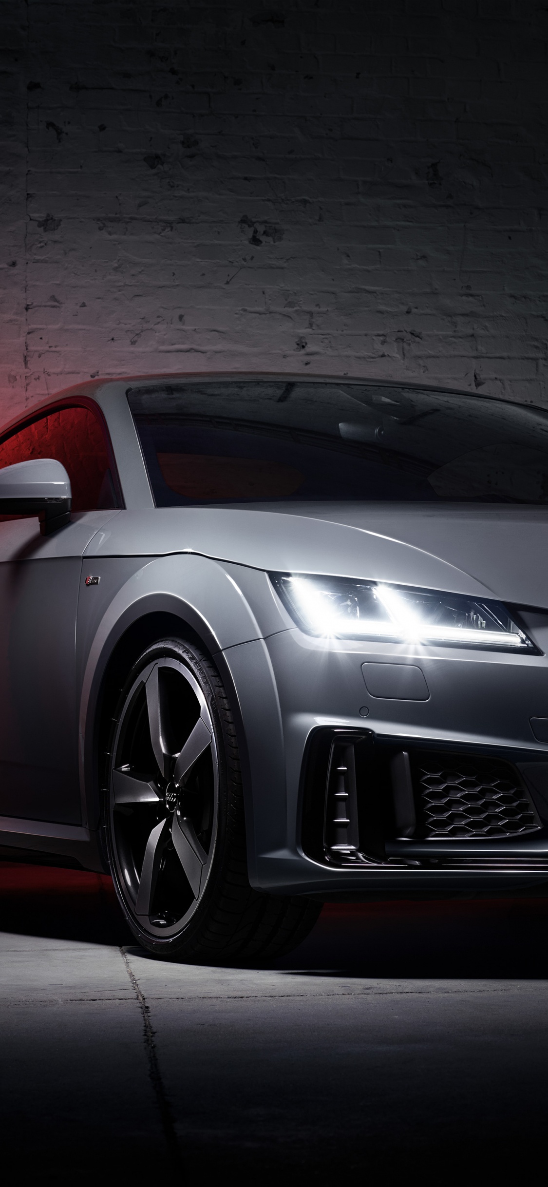 Обои Ауди ТТ, audi, авто, спорткар, автомобильное освещение в разрешении 1125x2436