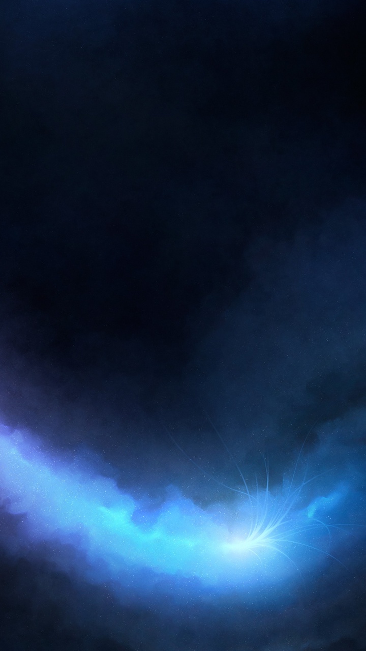 Обои синий, атмосфера, свет, электрик, пурпур в разрешении 720x1280