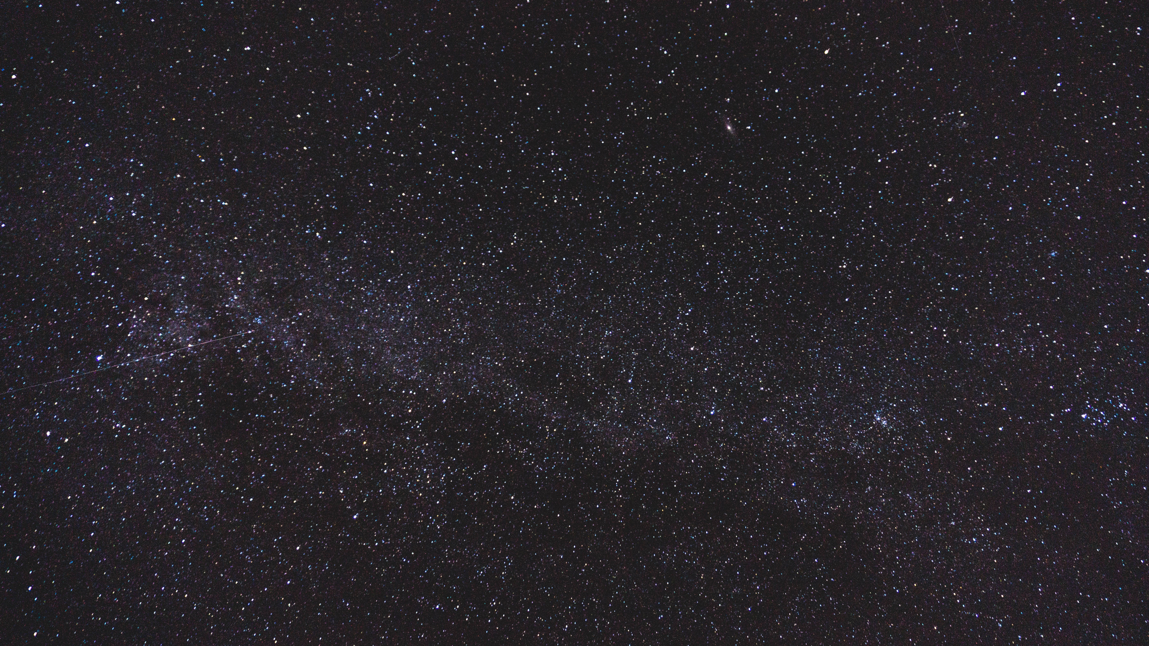 Обои ночное небо, темнота, звезда, черный, атмосфера в разрешении 3840x2160