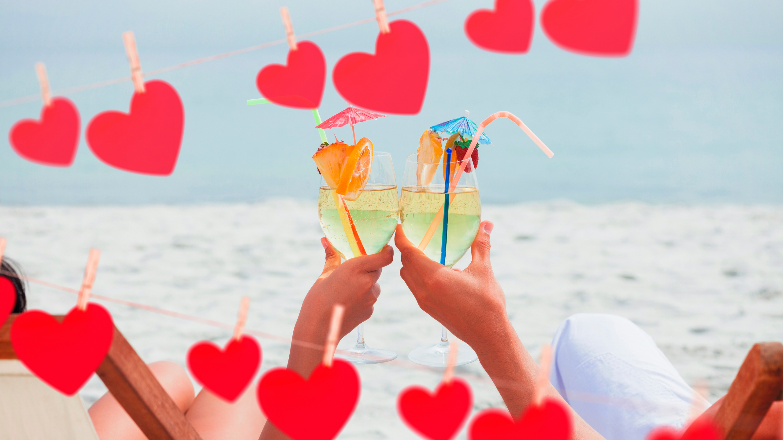 Обои любовь, лето, забава, отпуск, досуг в разрешении 2560x1440