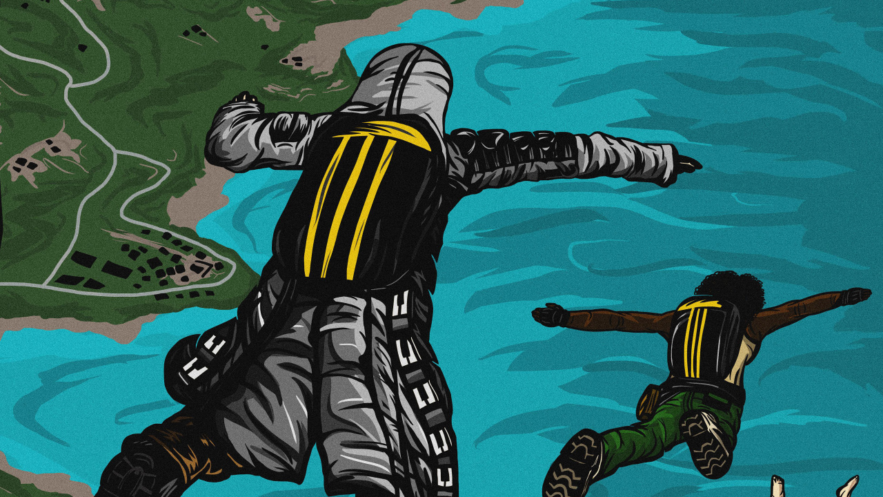 Обои fortnite, иллюстрация, фикция, арт, игры в разрешении 1280x720